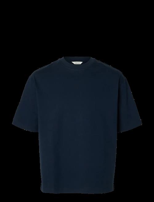 Selected | Slmrelaxaspen 2-Ply Ss O-Neck Noos | XL