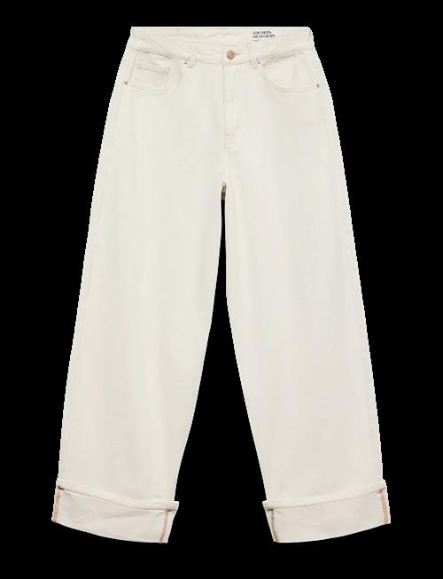 Vero Moda | Vmzelda Hr Barrel Fold Up Ecru Jeans | 26 x 34