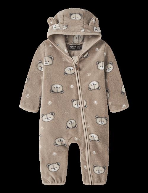 name it | Nbnmeeko Fleece Suit Aop | 74-80