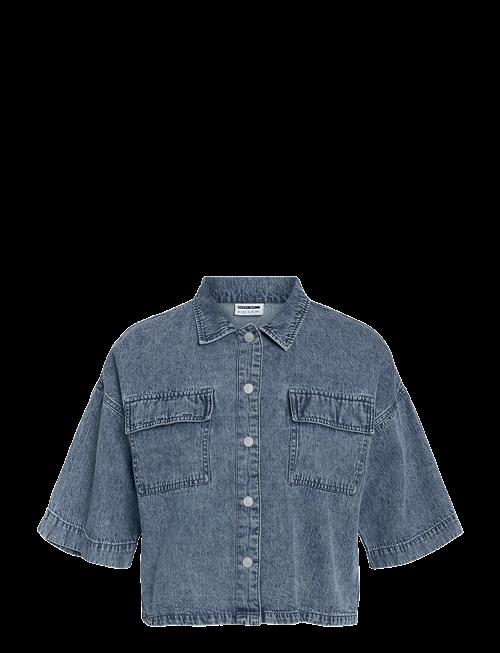 NOISY MAY | Nmenza S/S Reg Crop Shirt Mg004Mb Noos | M