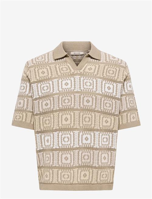 ONLY & SONS | Onsbart Life Rlx 5 Ss Resort Knit | XS
