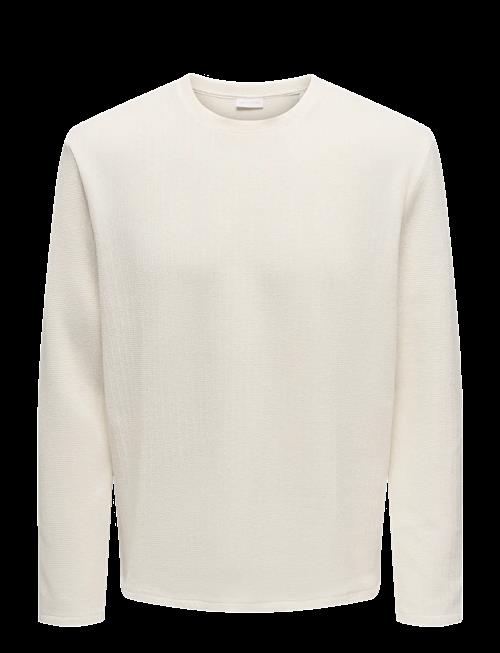 ONLY & SONS | Onstrey Life Reg Ls Strct Frml Tee | XXL