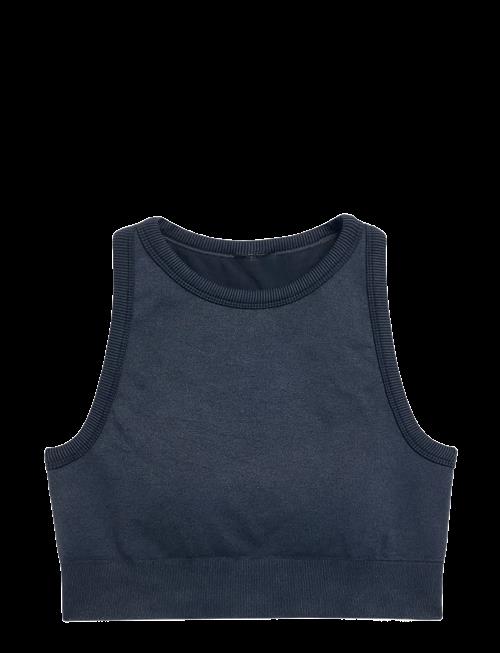 STRONGER | Washed Seamless High Neck Bra | L
