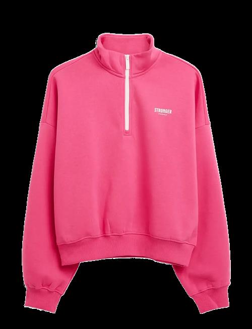 STRONGER | Half Zip Sweatshirt | L