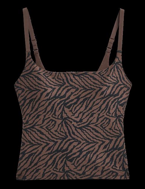 STRONGER | The Printed One Strap Tank Top | L