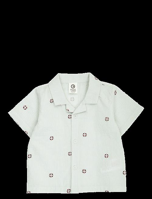 Müsli | Seersucker Stripe S/S Shirt Baby | 92