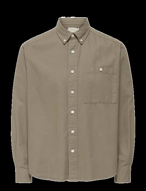 ONLY & SONS | Onslennart Loose Oxford Shirt 0382 | L
