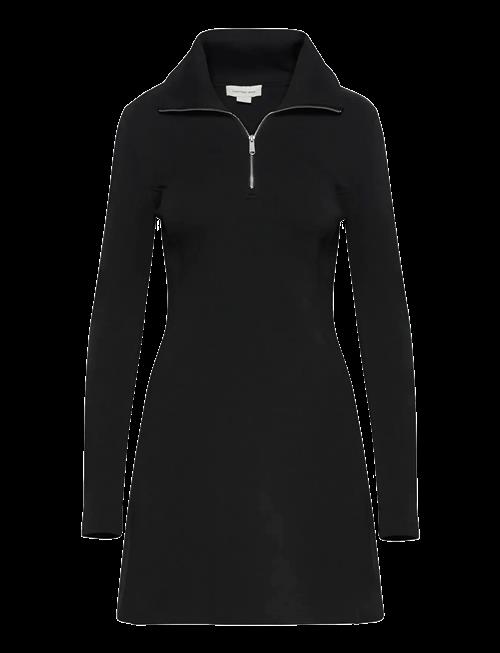 Calvin Klein Jeans | Scuba Fit & Flare Half Zip Dress | XS