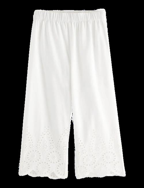 Lindex | Trousers With Broderie Anglaise | 122