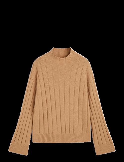 Gant | Wide Ribbed Wool Stand Collar | M