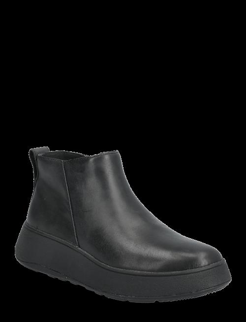 FitFlop | F-Mode Leather Flatform Zip Ankle Boots | 39