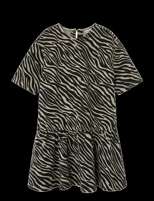 name it | Nkfzebra Twill Ss Dress 4003-Td D | 128