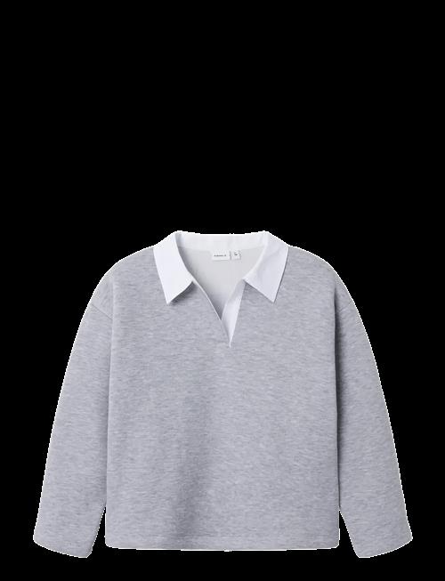 name it | Nkfbetsy Ls Rlx Polo Swe Bru | 134-140
