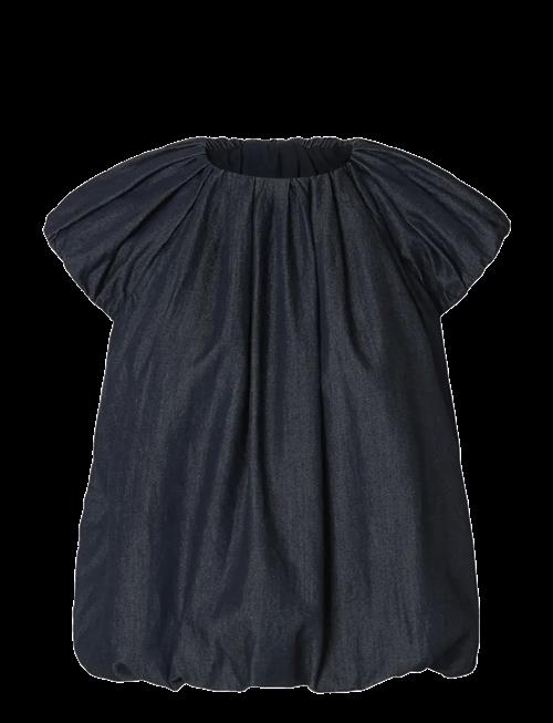 Selected | Slfrillo Cap Sleeve Denim Top | 38