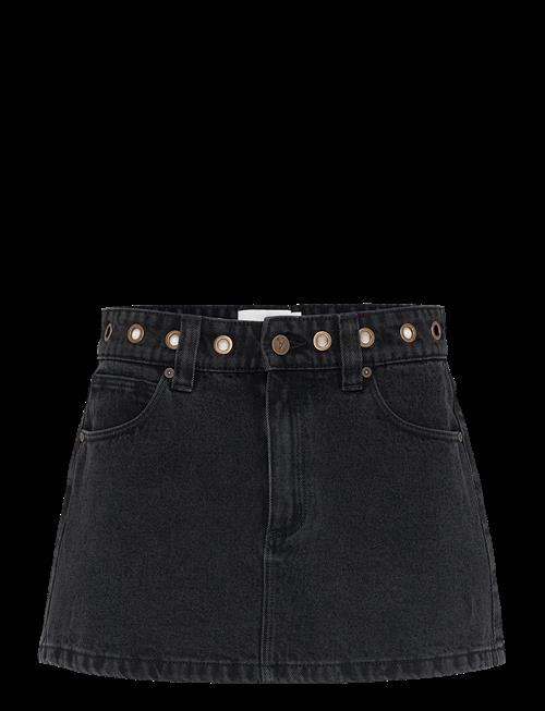 ABRAND | 95 Mid Aline Skirt Brie Eyelet Brie | 23