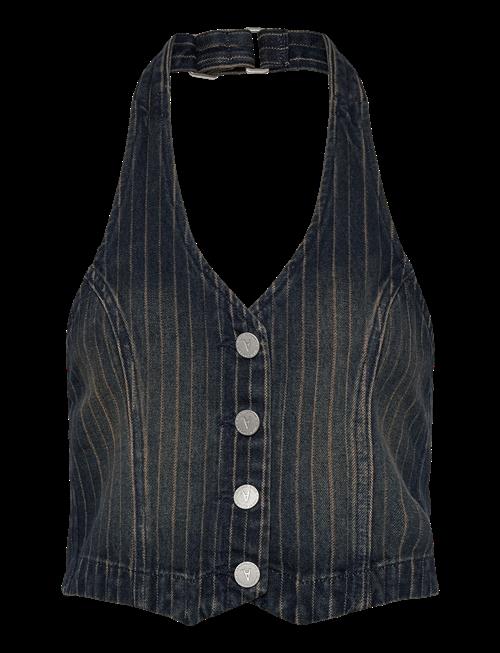 ABRAND | Cest La Vie Top Pinstripe Pinstripe | XXS