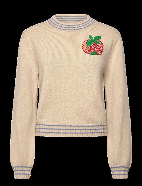 Stella Nova | Wool Sweater With Embroidered Apple | XS
