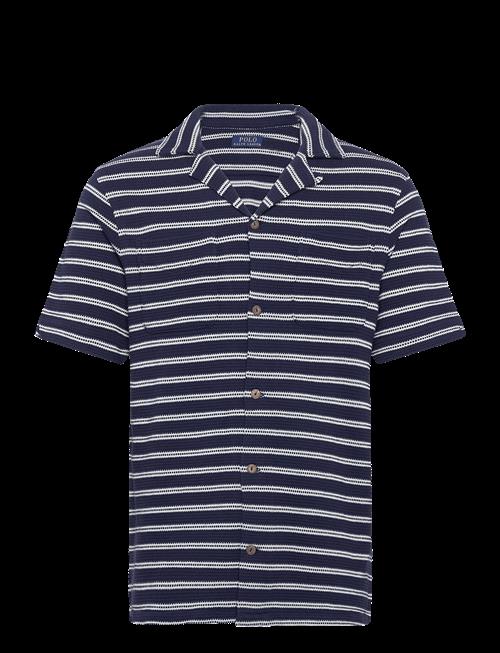 Polo Ralph Lauren | Striped Cotton-Blend Camp Shirt | S
