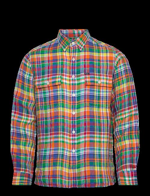 Polo Ralph Lauren | Classic Fit Plaid Linen Workshirt | M