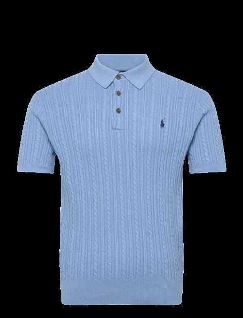 Polo Ralph Lauren | Cable-Knit Cotton Polo-Collar Sweater | M