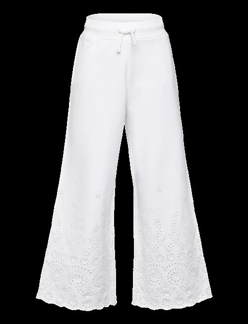 Ralph Lauren Kids | Eyelet French Terry Wide-Leg Sweatpant | 142-153