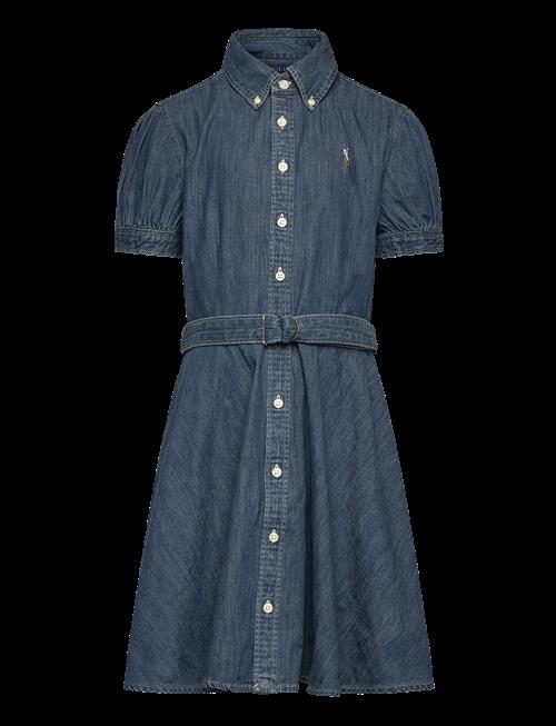 Ralph Lauren Kids | Belted Cotton Denim Shirtdress | 132-135
