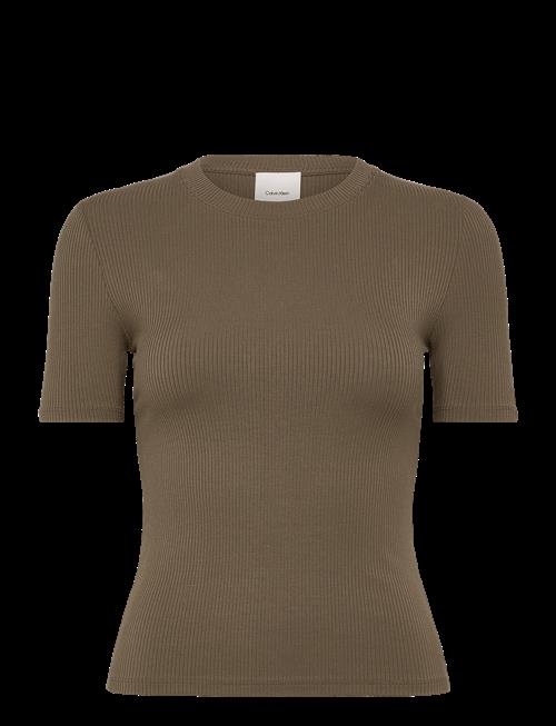 Calvin Klein | A- Modal Rib Tee (Essential) | XS