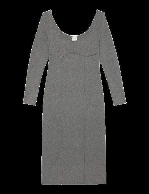Calvin Klein | Half Milano Ls Midi Dress | M