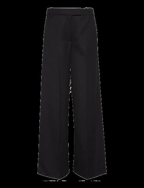 Calvin Klein | Wool Gaberdine Wide Leg Trouser | 30