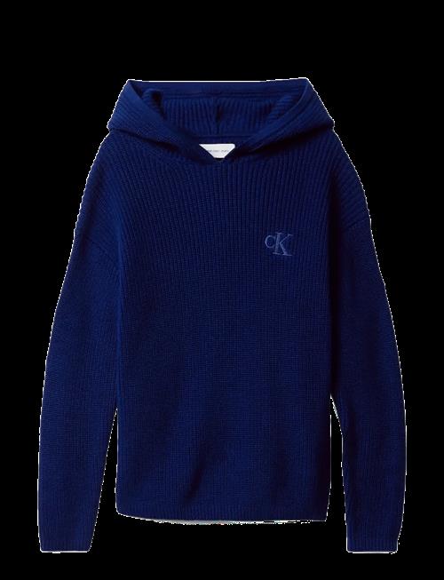 Calvin Klein | Rib Knit Hoodie | 116