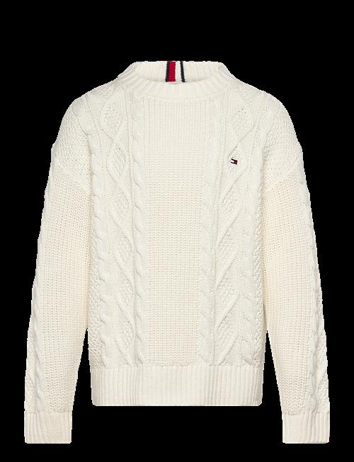 Tommy Hilfiger | Cotton Cable Mix Graphic Sweater | 128