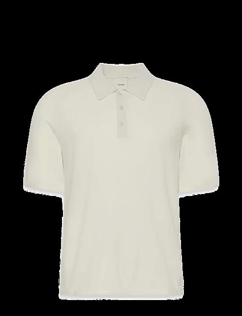 Calvin Klein | Ss Ck Tech Knit Sweater Polo 14G | L