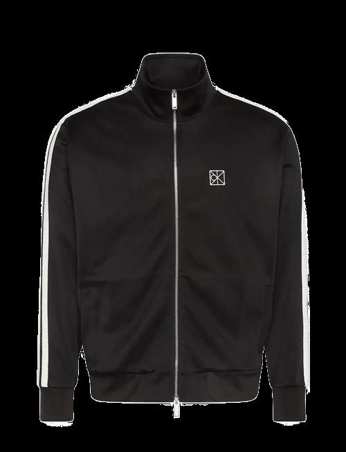Calvin Klein | Dbl Knit Stripe Track Jacket | L