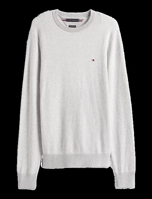 Tommy Hilfiger | Pima Ctn Cash Herringbone Crew | XXXL