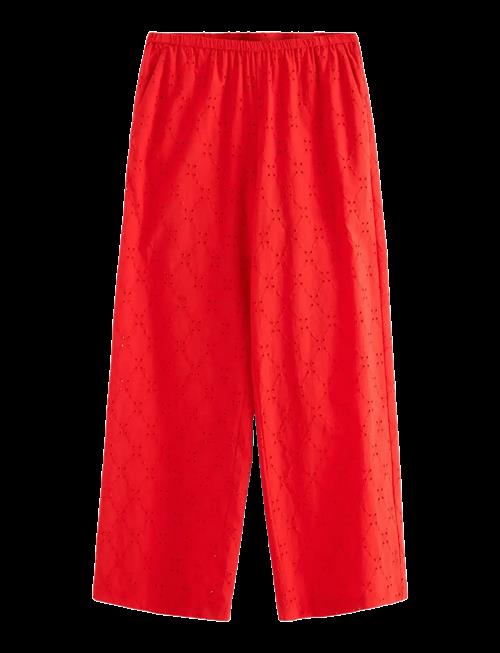 Lindex | Trousers With Embroidery | S