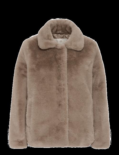 Kaffe | Karosa Fake Fur Jacket | 36