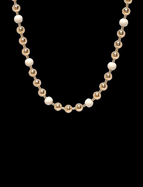 Bud To Rose | Eclipse Long Necklace Black/Gold | ONE SIZE