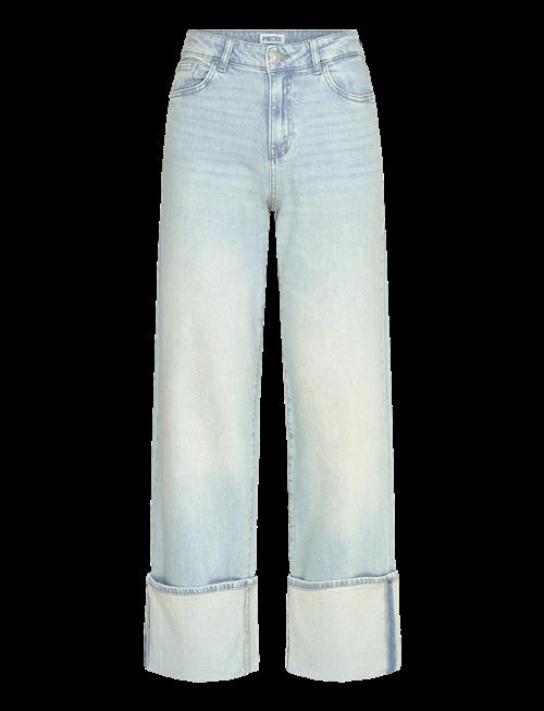 Pieces | Pcsilke Mw Fold Up Denim Jeans | 28 x 32