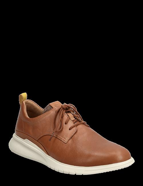 Hush Puppies | Men's Advance Laceup  - Cognac Leather | 41.5