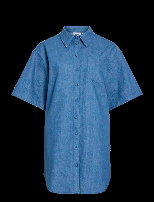 Vila | Viluna 3/4 Denim Shirt Dress | 40