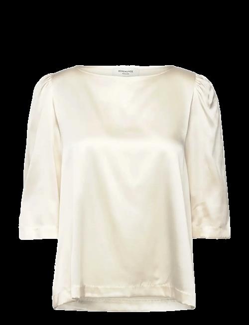 Rosemunde | Rwjade Silk 3/4 S Boatneck Blouse | 40