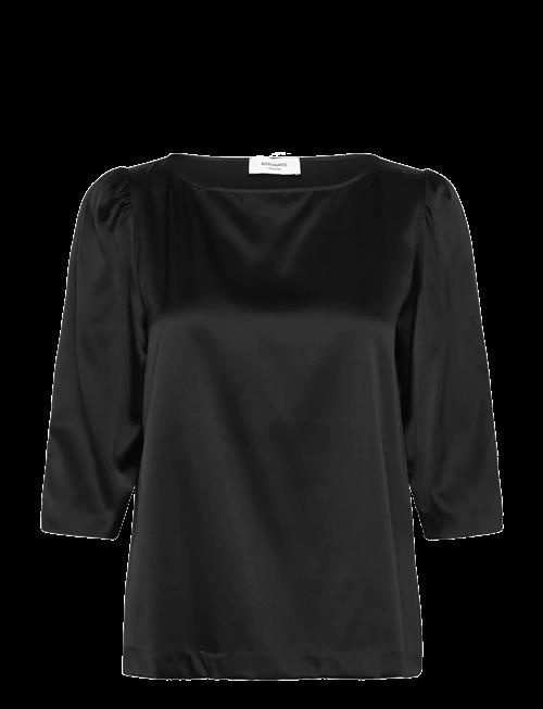 Rosemunde | Rwjade Silk 3/4 S Boatneck Blouse | 34