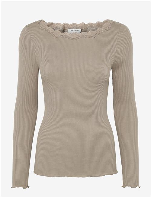 Rosemunde | Rwbaybay Ls Boatneck Lace T-Shirt | XS
