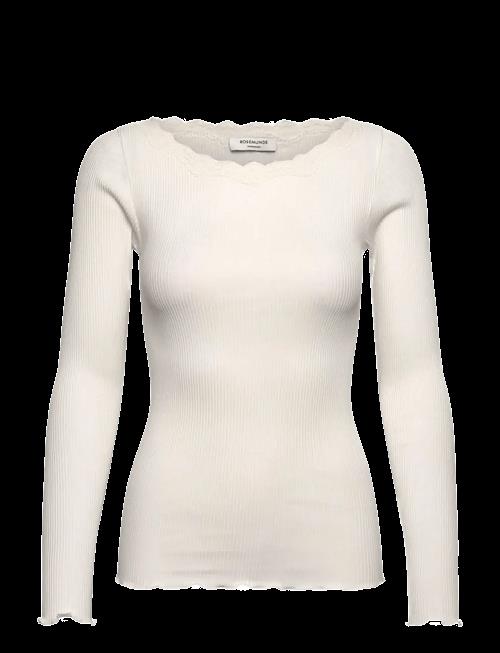 Rosemunde | Rwbaybay Ls Boatneck Lace T-Shirt | L