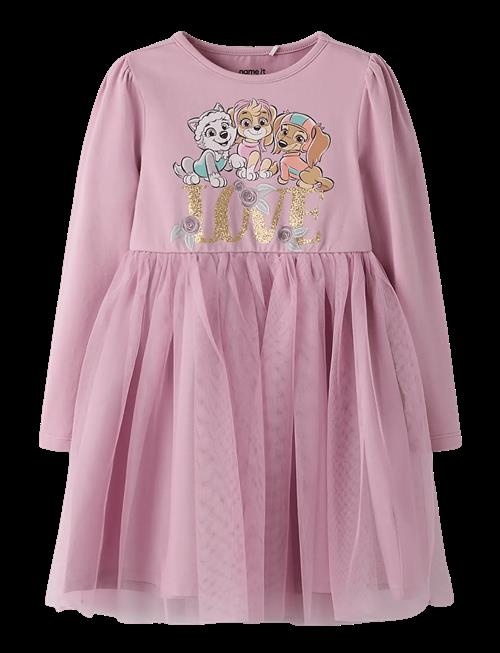 name it | Nmfmebba Pawpatrol Ls Tulle Dress Cplg | 92