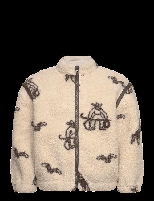 Copenhagen Colors | Printed Teddy Jacket W. Removable Sleeves | 122
