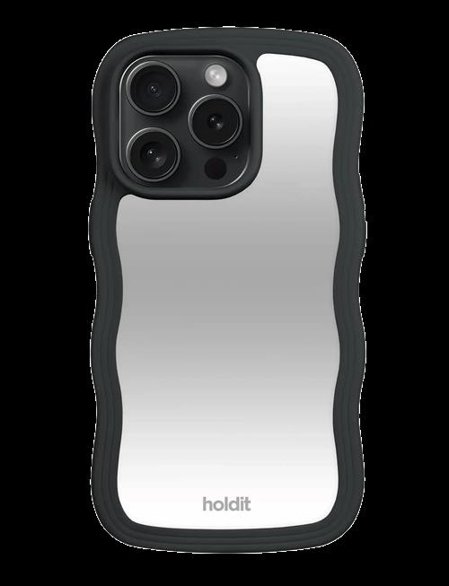 Holdit | Wavy Case Iphone Black/Mirror | IPHONE 15PRO MAX