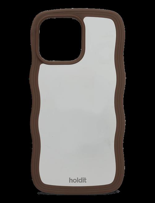 Holdit | Wavy Case Iphone Chocolate/Mirror | IPHONE 14PRO MAX