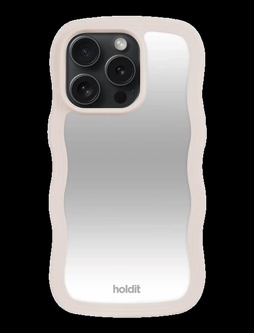 Holdit | Wavy Case Iphone Light Beige/Mirror | IPHONE 15PRO