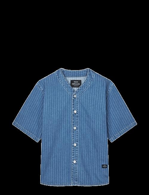 Mads Nørgaard | Striped Denim Paradise Shirt | M